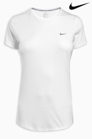 Nike White Miler Tee